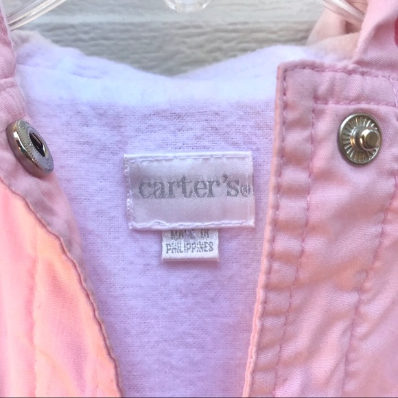 CARTER’S hooded jacket bunny baby girl 6-9m - Picture 8 of 8